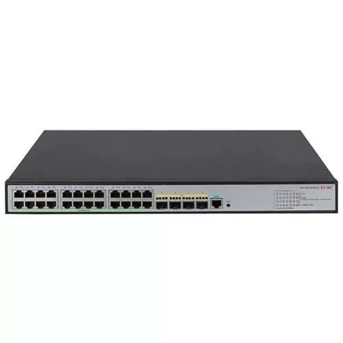 H3C 24port S5120V3-28P-LI GIGABIT 4-SFP YÖNETİLEBİLİR RACKMOUNT SWITCH 