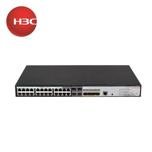 H3C 24port S5120V3-28F-LI GIGABIT 2-SFP+2-10GBE SFP+ YÖNETİLEBİLİR RACKMOUNT SWITCH 