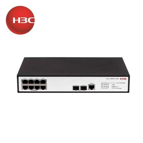 H3C 8port S1850V2-10P-HPWR-EI GIGABIT 2-SFP 125W FULL POE YÖNETİLEBİLİR SWITCH 