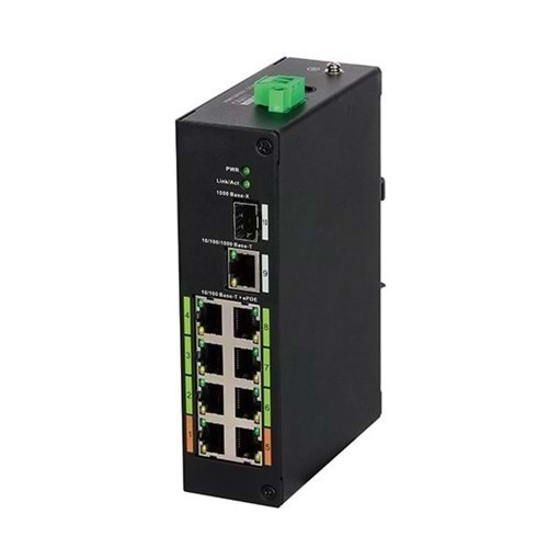 DAHUA 8port LR2110-8ET-120 10/100 120w E-PoE ENDÜSTRİYEL SWICTH