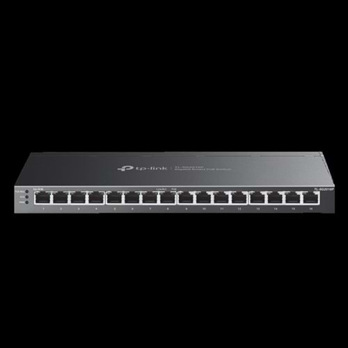 TP-LINK 16port TL-SG2016P GIGABIT 120W 8port POE YÖNETİLEMEZ SWITCH