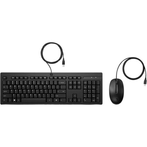 HP 225 286J4AA Klavye-Mouse Set Siyah Usb