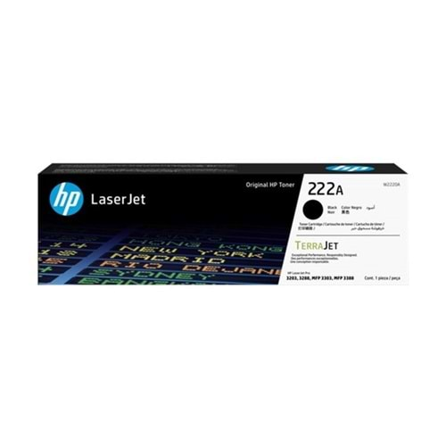 HP W2220A Siyah Toner Kartuş 222A