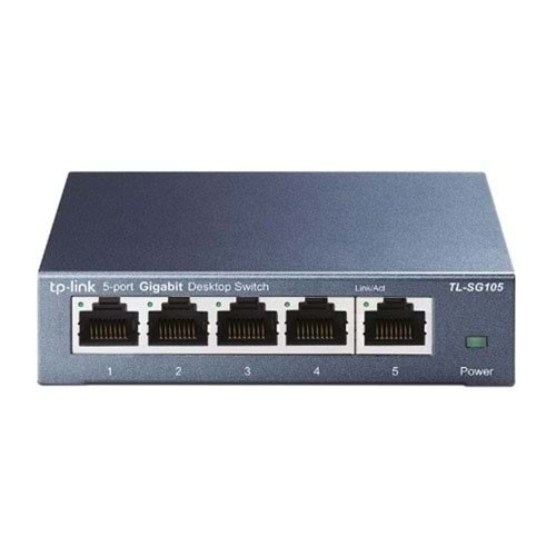 TP-LINK 5-PORT TL-SG105 GIGABIT YÖNETİLEMEZ SWITCH ÇELİK KASA