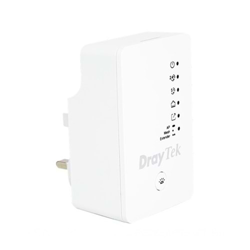 DRAYTEK Vigor AP802 AC1200 Dual Band Mesafe Genişletici EV Ofis Tipi Priz Tip