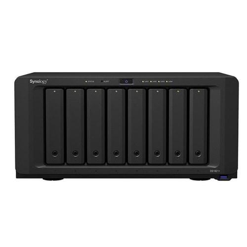 SYNOLOGY 8diskli Ryzen V1500B-4GB RAM-Nas Server DS1821 PLUS