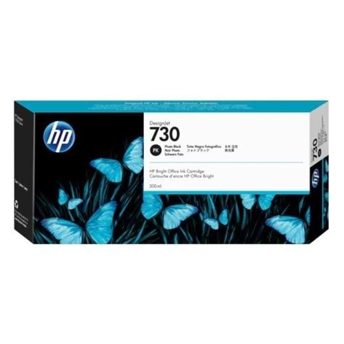 Hp P2v73a (730) Fotoğraf Siyahı 300 Ml Genıs Format Murekkep Kartusu