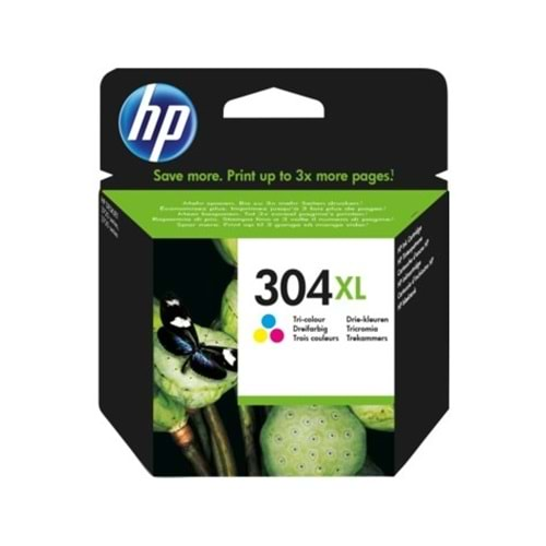 Hp N9k07ae (304Xl) Uc Renklı Murekkep Kartus 300 Sayfa