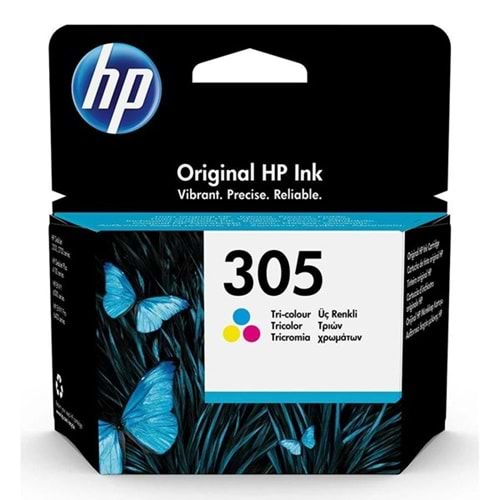 HP 3YM60AE (305) 3 Renkli Murekkep Kartusu 100 Sayfa