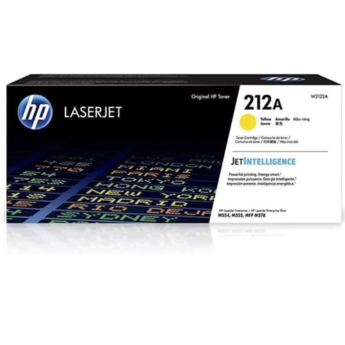 Hp W2122a (212A) Sarı Toner 4.500 Sayfa