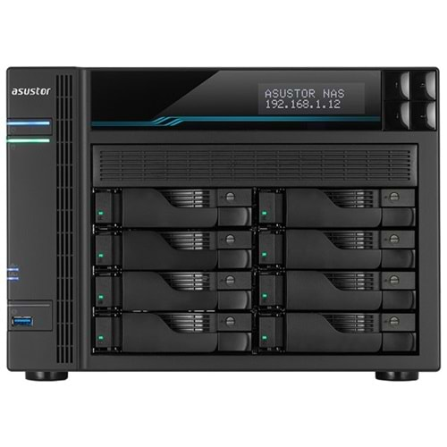 ASUSTOR AS6508T ATOM QC- 8 GB RAM- 8-diskli Nas Server (Disksiz)	