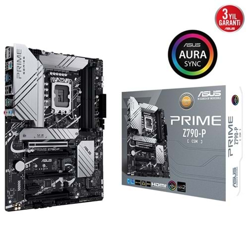 ASUS PRIME Z790-P-CSM DDR5 HDMI-DP PCIE 4.0 1700P ATX KURUMSAL ANAKART