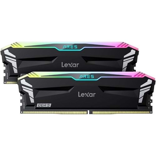 LEXAR 32GB (2X 16GB) DDR5 7200MHZ CL34 RGB DUAL KIT PC RAM ARES LD5U16G72C34LA-RGD