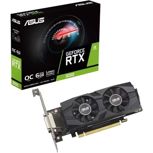 ASUS RTX3050 6GB RTX3050-O6G-LP-BRK GDRR6 96BİT OC HDMI EKRAN KARTI