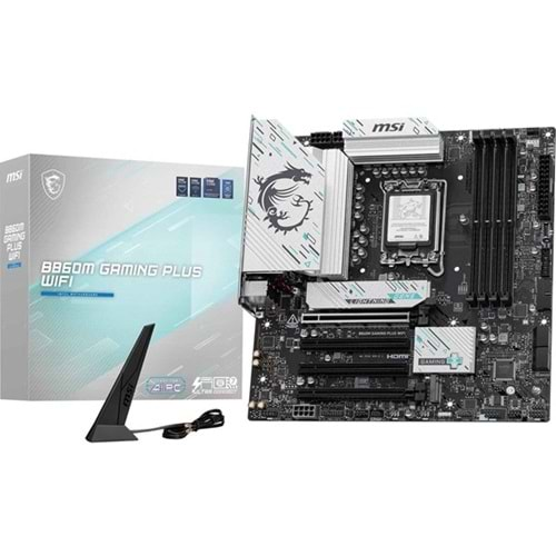 MSI B860M GAMING PLUS WIFI-7 DDR5 HDMI-DP PCIE 5.0 1851P mATX