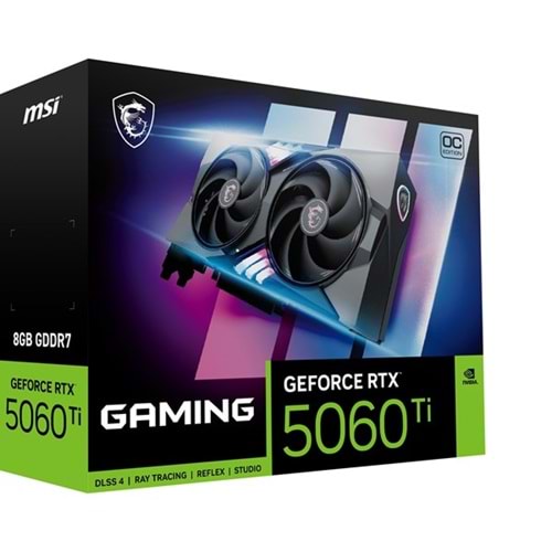 MSI RTX5060TI 8GB GAMING TRIO OC GDDR7 256bit HDMI-DP PCIe5.0