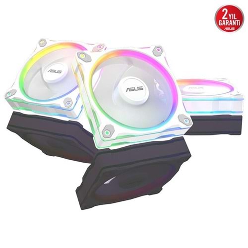 ASUS PRIME MR120 ARGB RESERVE 12CM KASA FANI 3-lü paket BEYAZ 90DA00L3-B09020