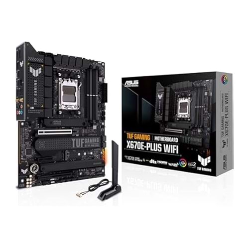 ASUS TUF GAMING X670E-PLUS DDR5 HDMI DP PCIe 16X v5.0 AM5 ATX