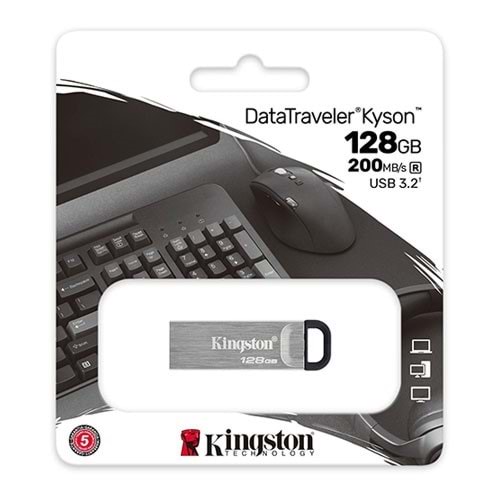 KINGSTON 128GB USB 3.2 Usb Bellek Kyson DTKN/128GB