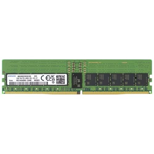 SAMSUNG 32GB DDR5 ECC RDIMM 4800MHz 2Rx8 SUNUCU RAM M321R4GA0BB0-CQK