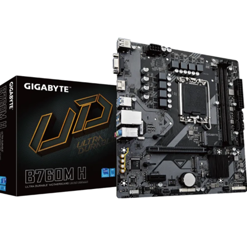 GIGABYTE B760M-H DDR5 VGA-HDMI PCIe 4.0 1700p mATX