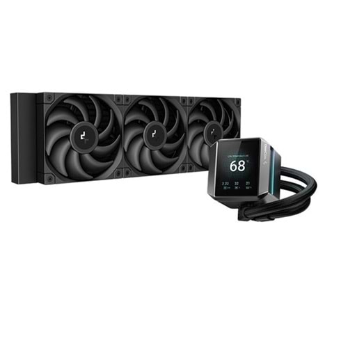 DEEPCOOL 360mm MYSTIQUE 360 Sıvı Soğutmalı AM5-1851p İşlemci Fanı LCD Ekranlı