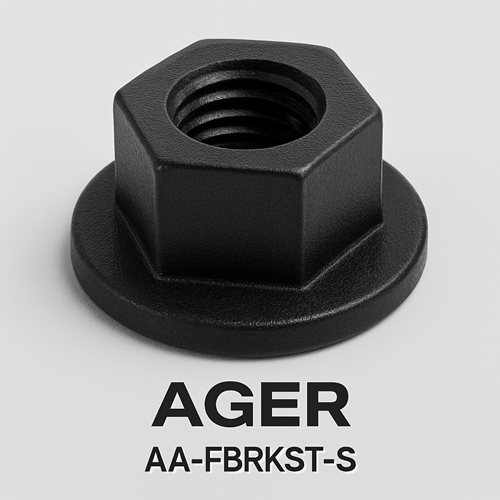 AGER AA-FBRKST-S Fiber Optik Kaset Bağlantı Somunu Siyah