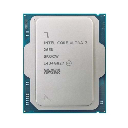 INTEL ULTRA 7 265K 36MB 20çekirdekli O/B VGA 1851p 125w Kutusuz+Fansız
