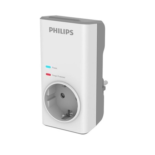PHILIPS 1-li CHP7010W/10 1140 Joules Akım Koruma Prizi Siyah