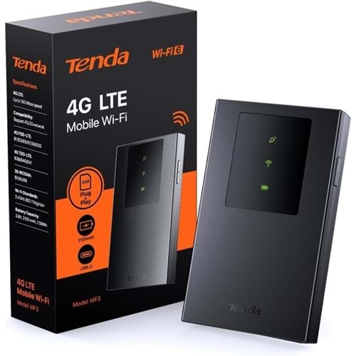 TENDA MF3 WIFI6 Dual Band Mobil 4G LTE Router Bataryalı
