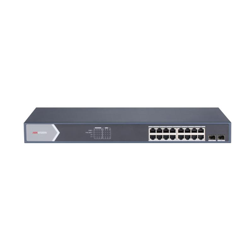 HIKVISION 16port PoE 250w 2-SFP Gigabit Yönetilebilir Switch DS-3E1518P-SI