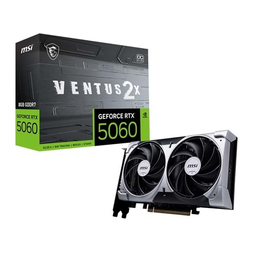 MSI RTX5060 8GB VENTUS 2X OC GDDR7 128bit HDMI DP PCIe 5.0