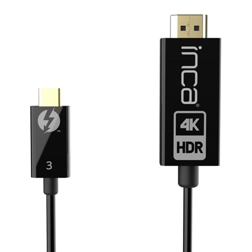 INCA 1.8metre ITCH-30 TYPE-C-HDMI Görüntü Kablosu 4K 60Hz