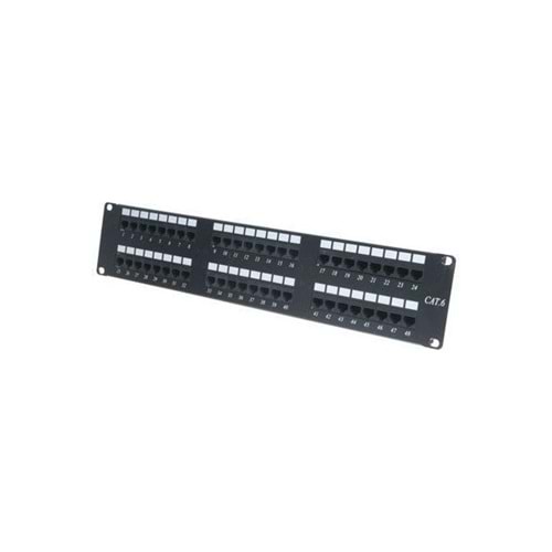 ODS 2U 48port Cat6 Utp Bakır Patch Panel Dolu Takım