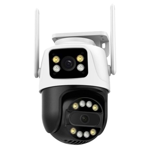 AVENIR 4MP PTZ Speed Dome 10x Çift Kameralı Wıfı Kablosuz IP Kamera AV-S303