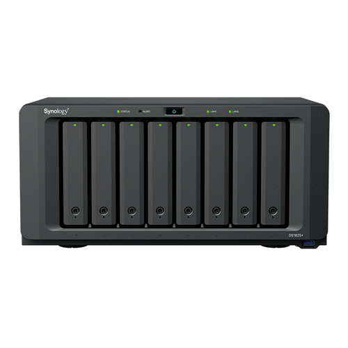 SYNOLOGY 8diskli Ryzen V1500B 8GB RAM-2-GbE Nas Server DS1825 PLUS