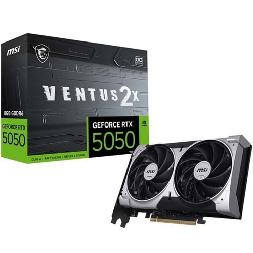 MSI RTX5050 8GB VENTUS 2X OC 8G GDDR6 128bit HDMI DP PCIe 5.0