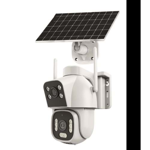 INOX 2+2MP PTZ Speed Dome 3.6mm Wıfı Kablosuz IP Solar Kamera 4G Sim Kart Destekli X15