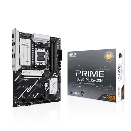 ASUS PRIME B850-PLUS CSM DDR5 - HDMI-DP PCIE 5.0 AM5 ATX Kurumsal Anakart