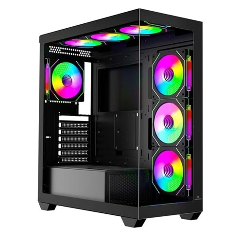 GAMEBOOSTER 750W 80+ BRONZE FALCON A750B Gaming Mid-Tower PC Kasası Siyah