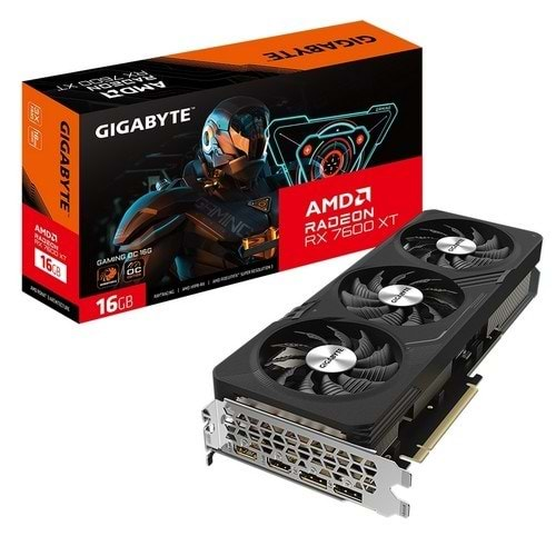 GIGABYTE 16GB RX7600XT GAMING OC GV-R76XTGAMING OC-16GD GDDR6 HDMI-DP PCIE 4.0