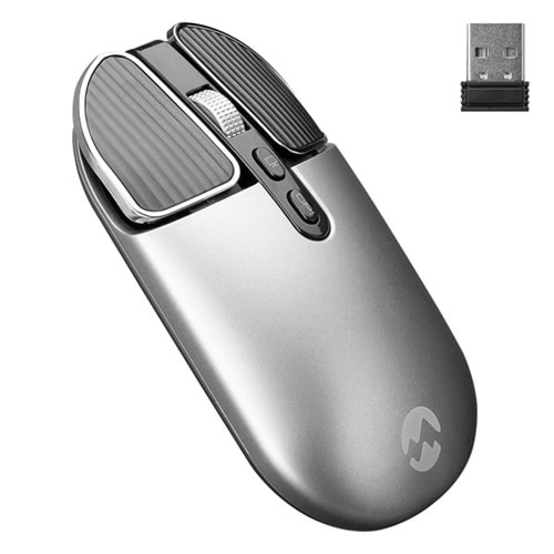 EVEREST SM-620 Kablosuz + Bluetooth Gri Mouse