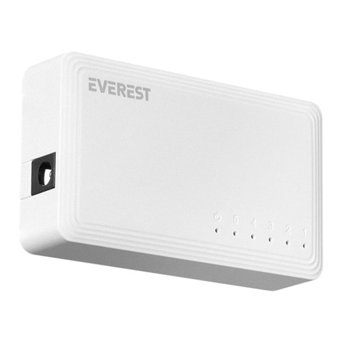 Everest EVERLINK ESW-515G 5 Port Gigabit Ethernet Masaüstü Ethernet Switch 