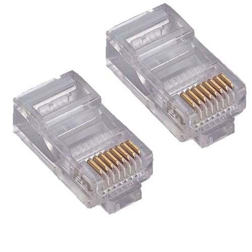 SPEED Cat6 UTP SP-U100 RJ45 100lü paket Plastik Konnektör
