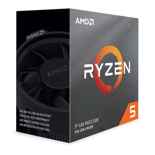 AMD RYZEN 5 5600 35MB 6çekirdekli VGA YOK AM4 65w Kutulu+Fanlı