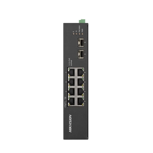 HIKVISION 8port PoE 120w Gigabit Yönetilemez Switch DS-3T0510HP-E/HS