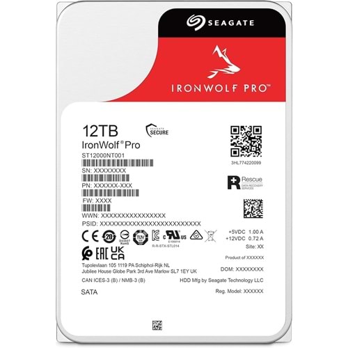 SEAGATE 12TB 3.5