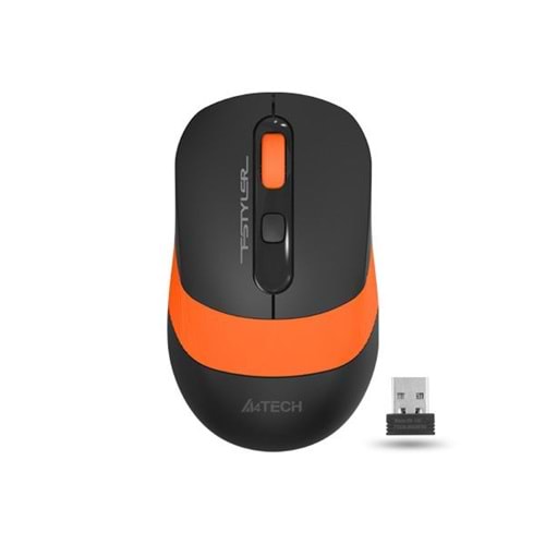 A4 Tech FG-10 Kablosuz siyah&turuncu optik mouse