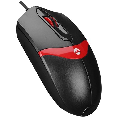 Everest SM-220 Usb Optik 3D siyah-kırmızı mouse