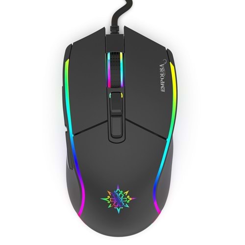 Inca IMG-GT16 USB Makrolu RGB oyuncu mouse,siyah